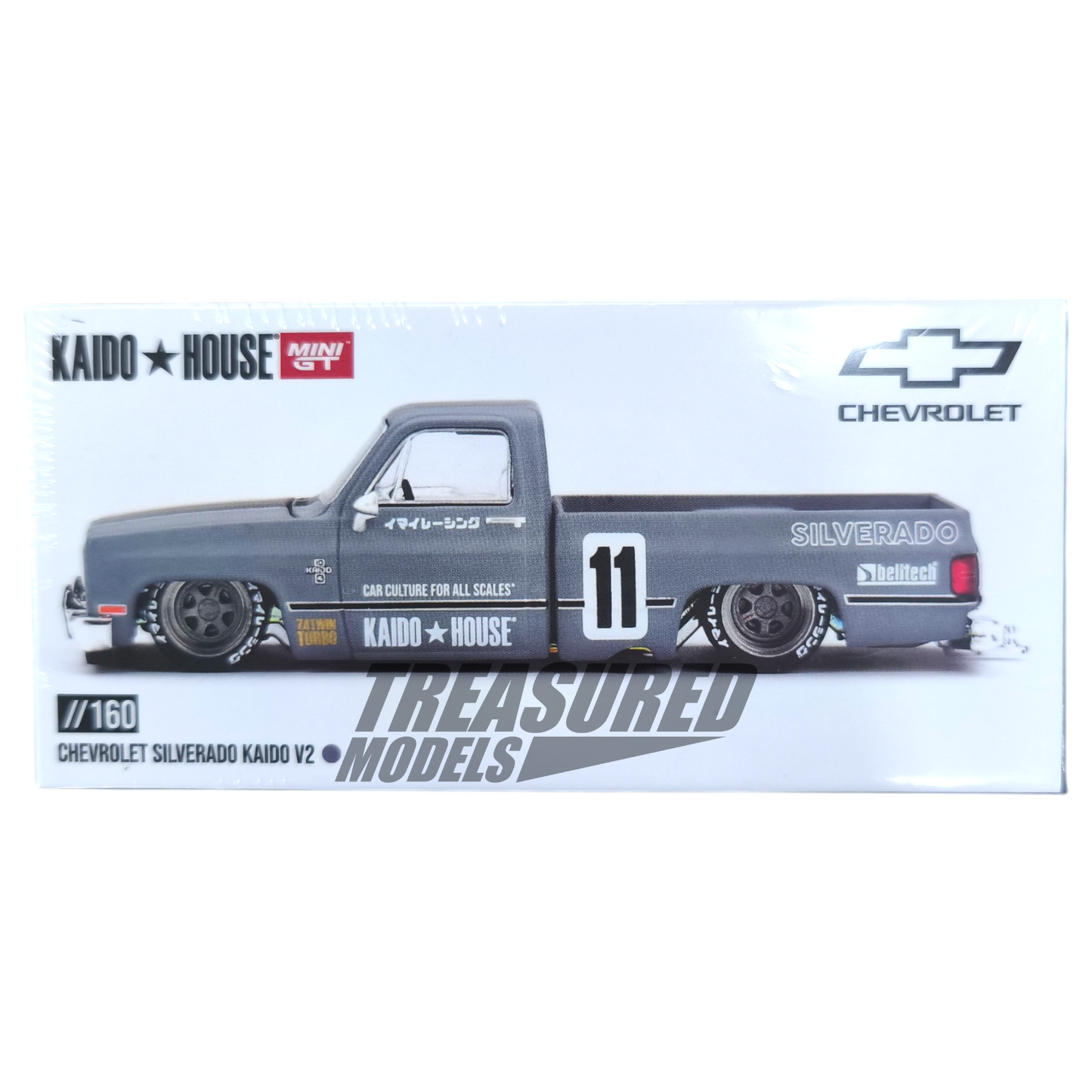 Kaido House Chevrolet Silverado Kaido V2 KHMG160 1/64 Die Cast