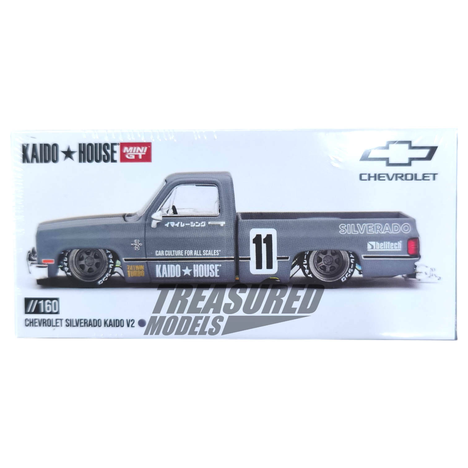 Kaido House Chevrolet Silverado Kaido V2 KHMG160 1/64 Die Cast