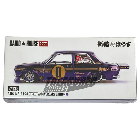 Kaido House Datsun 510 Pro Street Anniversary Edition 2014 KHMG138 1/64 Die Cast