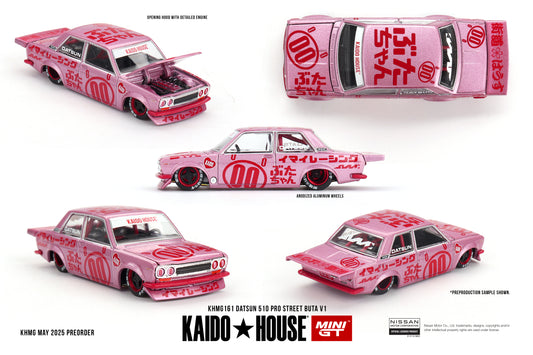Kaido House Datsun 510 Pro Street Buta V1 KHMG161 1/64 Die Cast