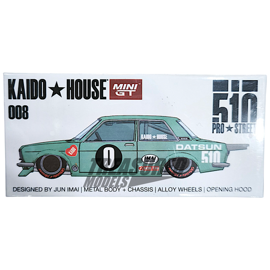 Kaido House Datsun 510 Pro Street KDO510 MJ Exclusive KHMG008 1/64 Diecast