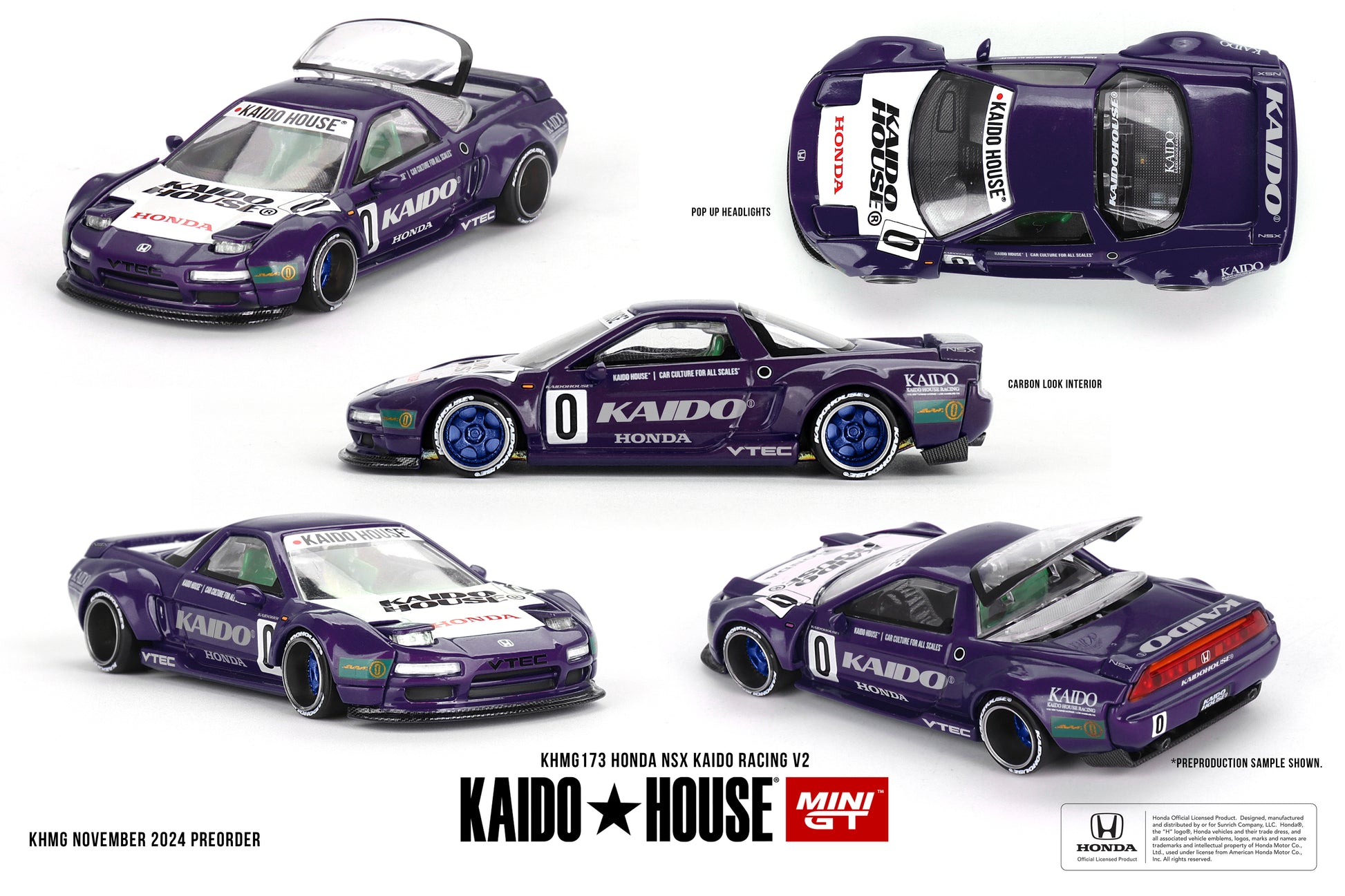 Kaido House Honda NSX Kaido Racing V2 KHMG173 1/64 Die Cast