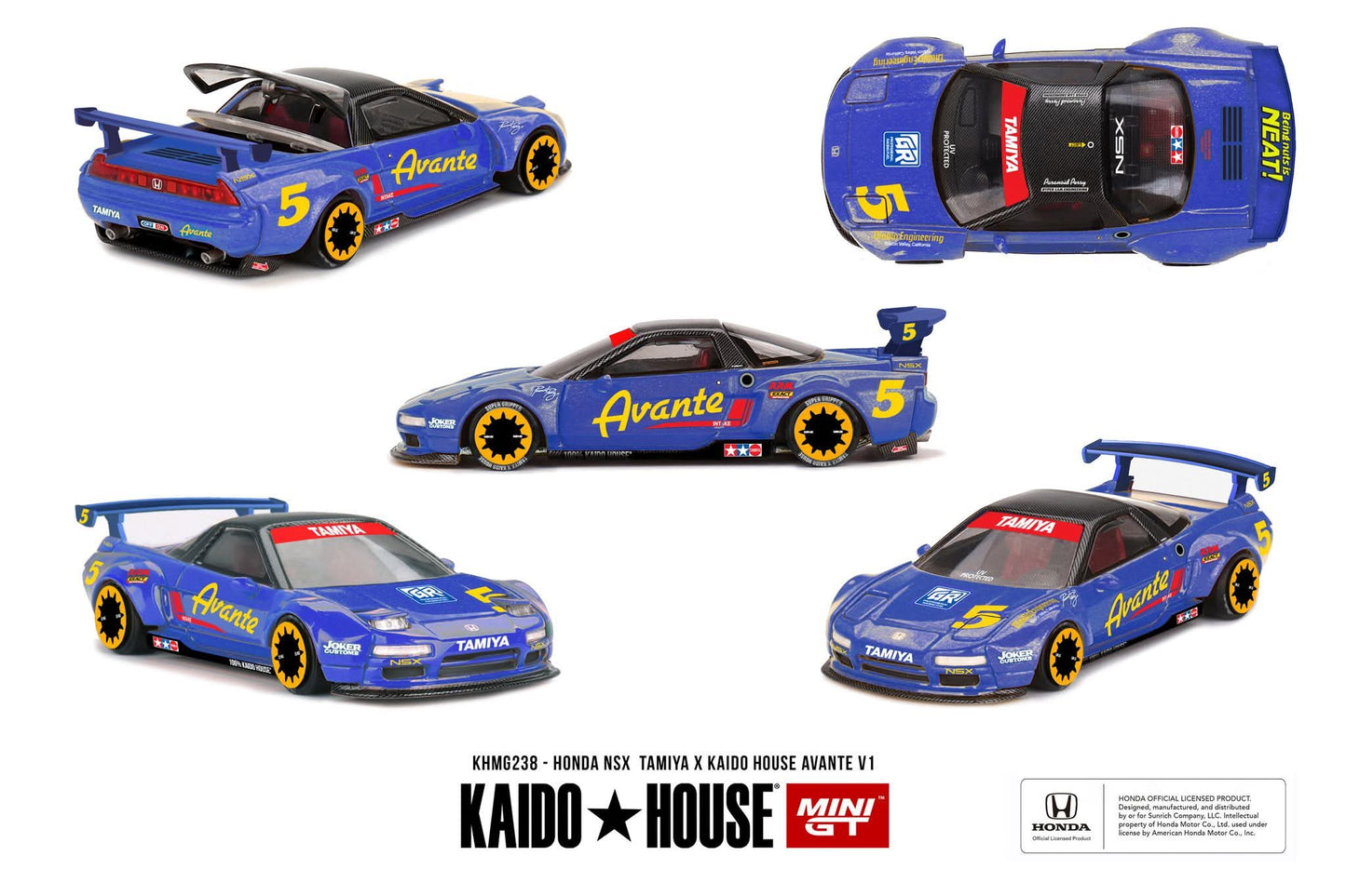 Kaido House Honda NSX Tamiya x Kaido House Avante V1 KHMG238 1/64 Diecast