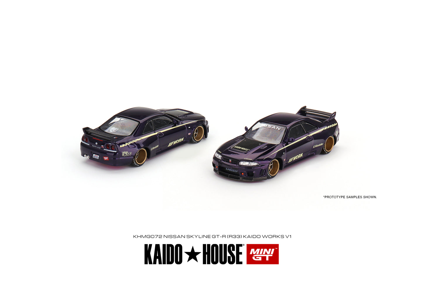 Kaido House Nissan Skyline GT-R (R33) Kaido Works V1 KHMG072 1/64 Diecast