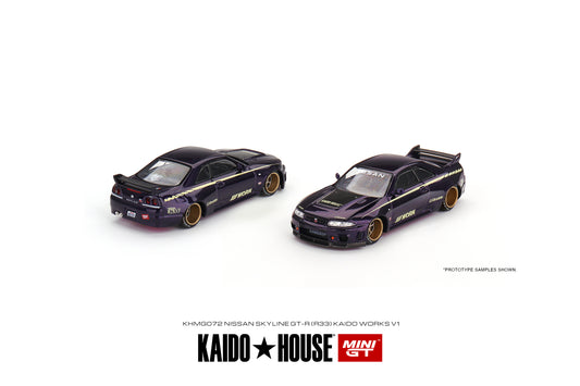 Kaido House Nissan Skyline GT-R (R33) Kaido Works V1 KHMG072 1/64 Diecast