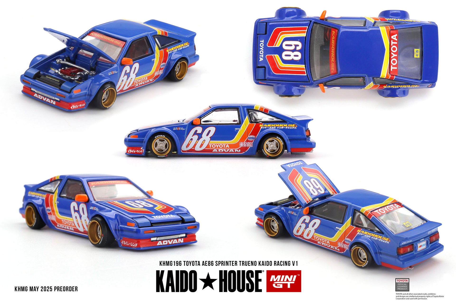 Pre-Order* Kaido House Toyota AE86 Sprinter Trueno Kaido Racing V1 KH –  Treasured Models