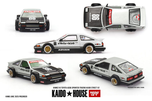 Kaido House Toyota AE86 Sprinter Trueno Kaido Street V2 KHMG218 1/64 Die Cast