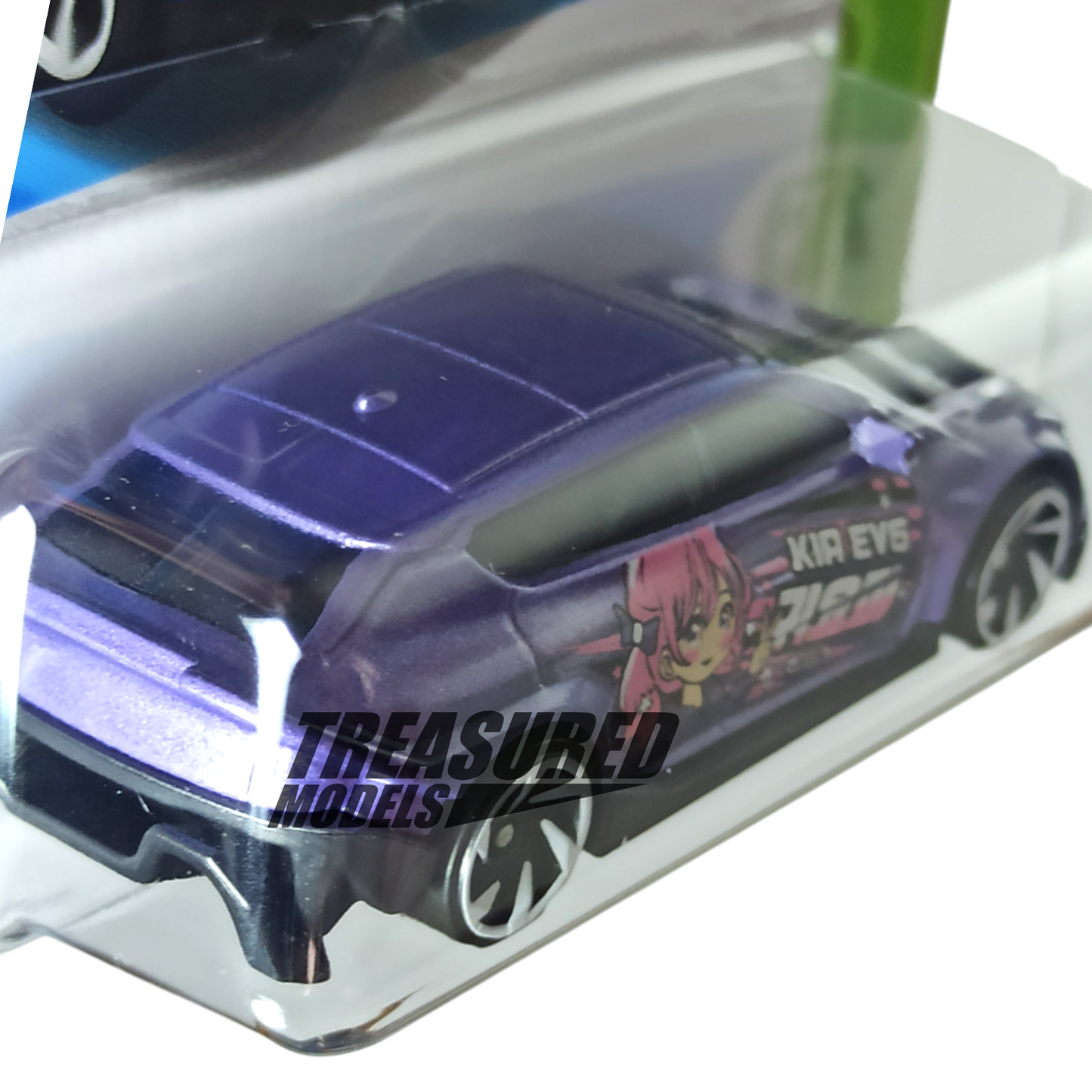 Hot Wheels Kia Custom EV6 Metalflake Lavender 2025 Main Line HW EV 1/64 Die Cast
