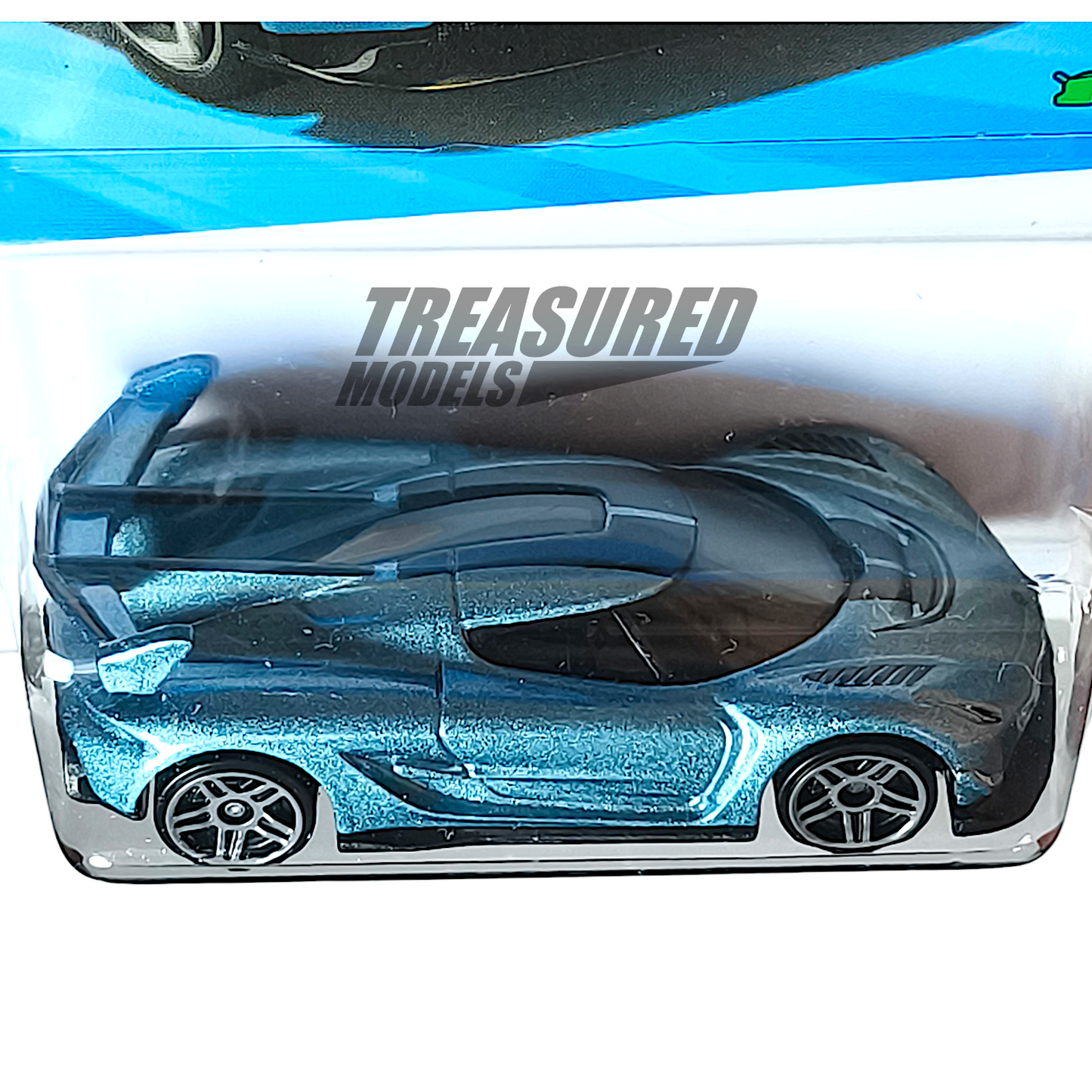 Hot Wheels Koenigsegg 2020 Jesko Metalflake Horizon Blue 2025 Main Line HW Race Day 1/64 Diecast