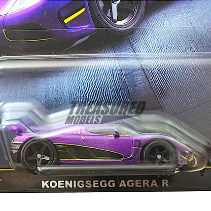 Hot Wheels Koenigsegg Agera R Pansy Purple 2025 Premium Car Culture Timeless Icons 1/64 Diecast