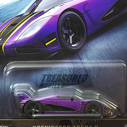 Hot Wheels Koenigsegg Agera R Pansy Purple 2025 Premium Car Culture Timeless Icons 1/64 Diecast