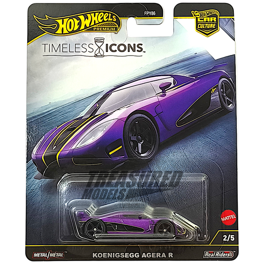 Hot Wheels Koenigsegg Agera R Pansy Purple 2025 Premium Car Culture Timeless Icons 1/64 Diecast