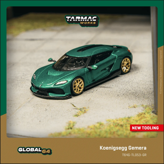 Tarmac Works Koenigsegg Gemera Green T64G-TL053-GR 1/64 Diecast
