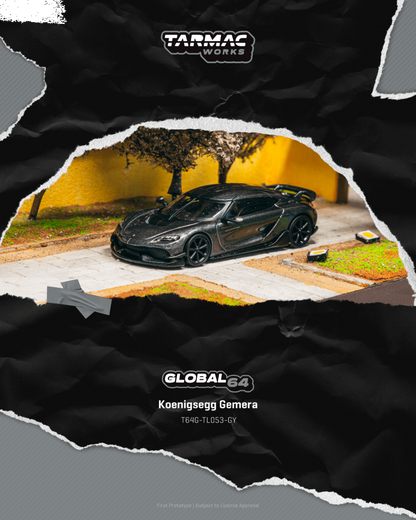 Tarmac Works Koenigsegg Gemera Grey T64G-TL053-GY 1/64 Diecast