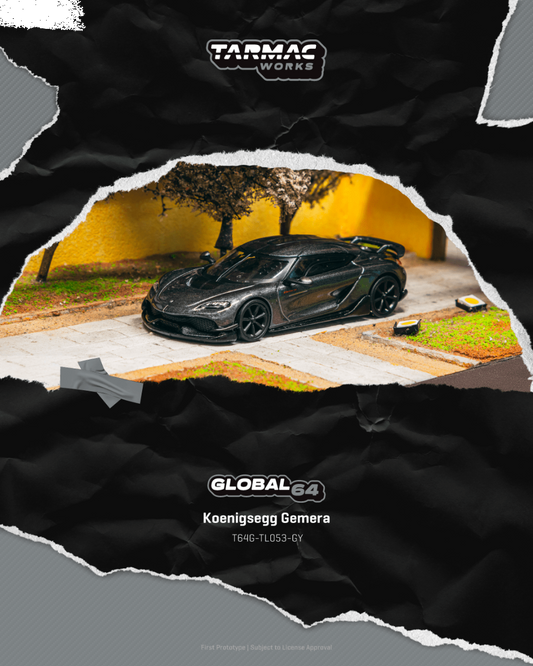 Tarmac Works Koenigsegg Gemera Grey T64G-TL053-GY 1/64 Diecast