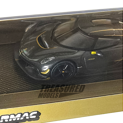 Tarmac Works Koenigsegg Jesko Attack Black Carbon Fibre Special Edition Hong Kong Toy Car Salon 2025 1/64 Die Cast