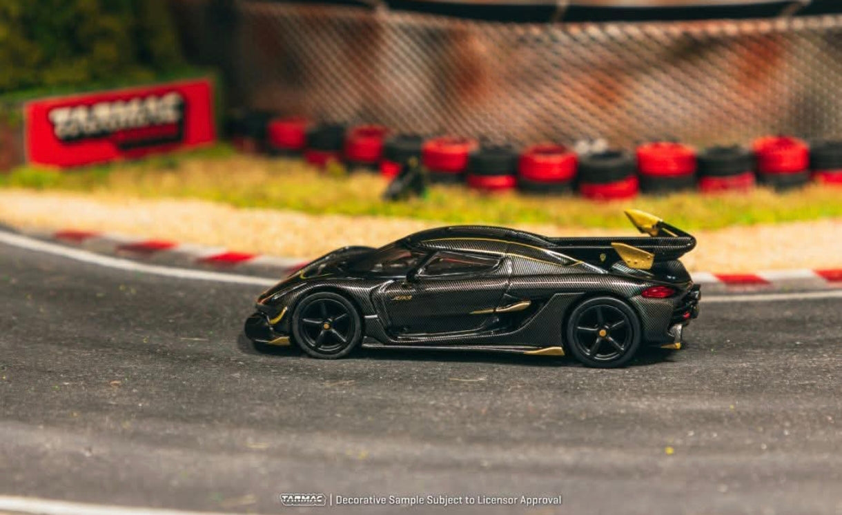 Tarmac Works Koenigsegg Jesko Attack Black Carbon Fibre Special Edition Hong Kong Toy Car Salon 2025 1/64 Die Cast