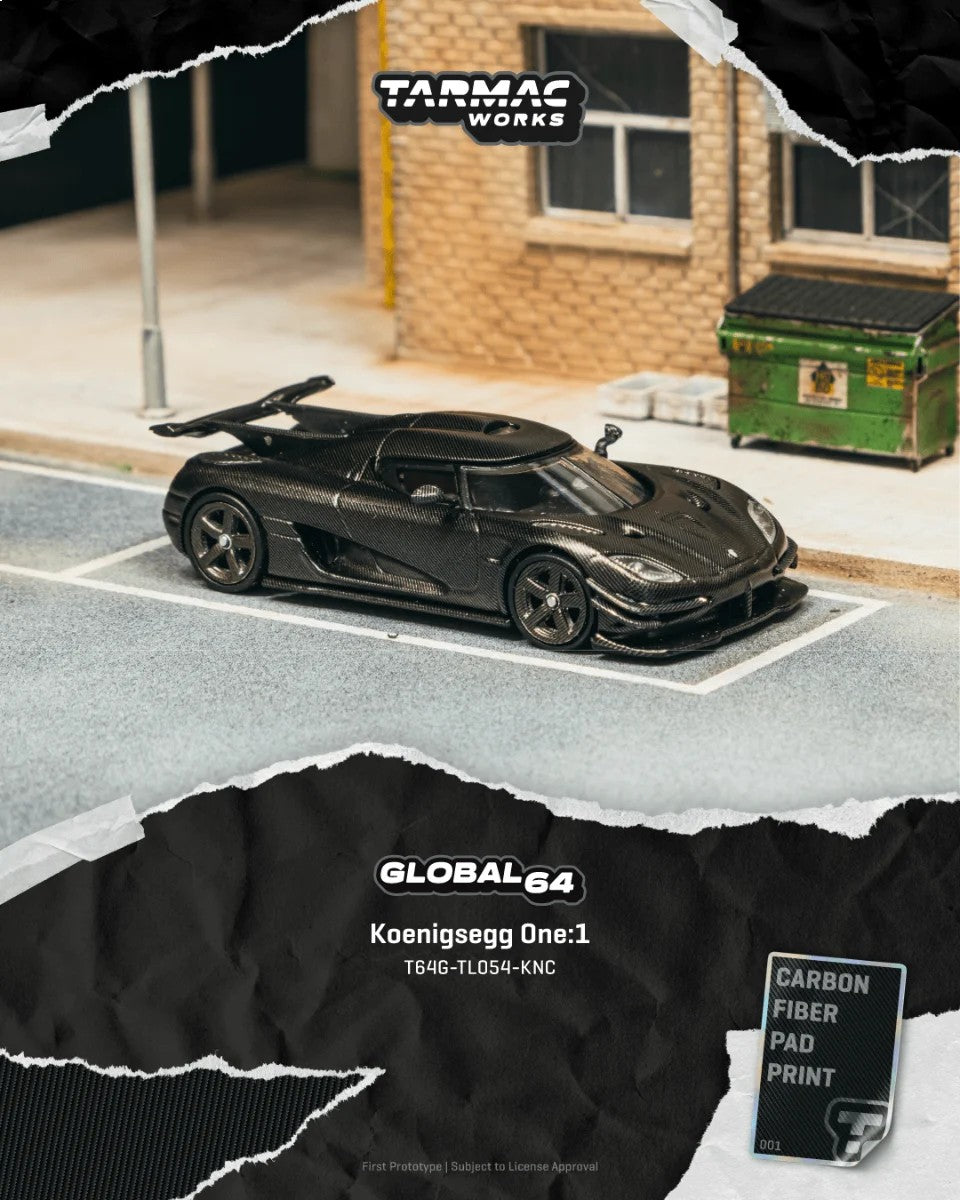 Tarmac Works Koenigsegg One:1 KNC T64G-TL054-KNC 1/64 Diecast