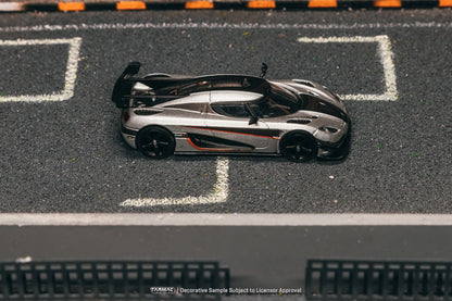 Tarmac Works Koenigsegg One1 Silver T64G-TL054-SL 1/64 Diecast