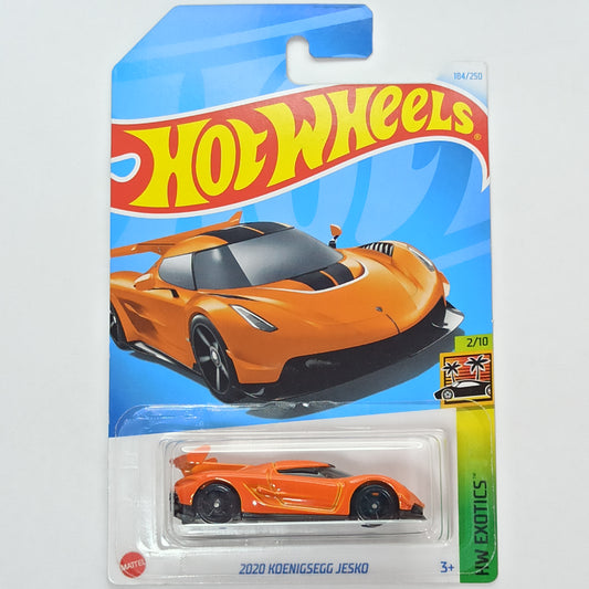 Koenigsegg 2020 Jesko Tang Orange 2024 HW Exotics 1/64 Diecast