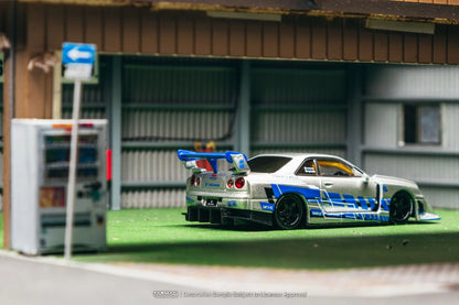 [Pre-Order] Tarmac Works LB-ER34 Super Silhouette SKYLINE MGMINI T64-104-MG 1/64 Diecast