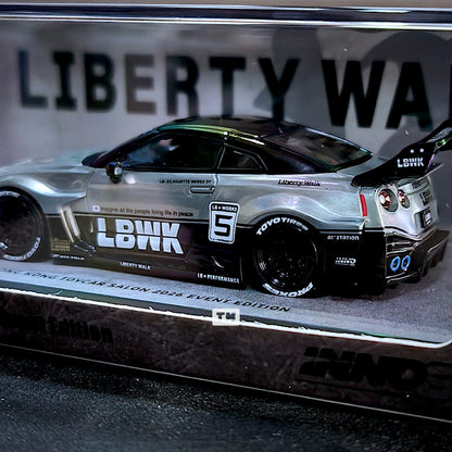 CHASE! INNO64 LB-Silhouette WORKS GT 35GT-RR RAW HKTCS 2026 Event Edition IN64-R35LB-HKTS26 1/64 Diecast