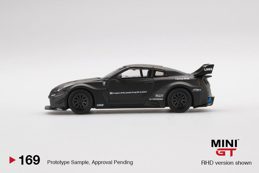 Mini GT LB-Silhouette WORKS GT NISSAN 35GT-RR Ver.1 Matte Black MGT00169 1/64 Diecast