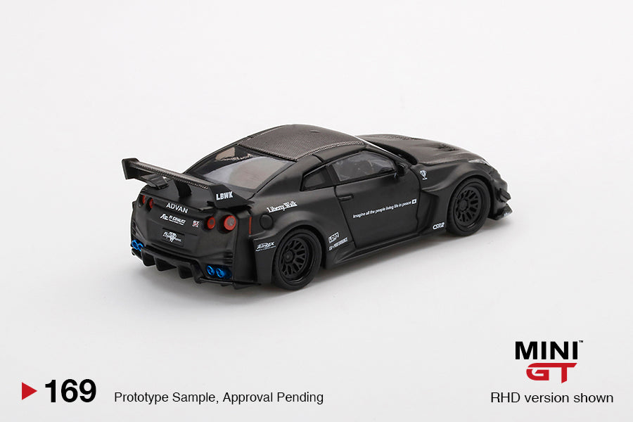Mini GT LB-Silhouette WORKS GT NISSAN 35GT-RR Ver.1 Matte Black MGT00169 1/64 Diecast