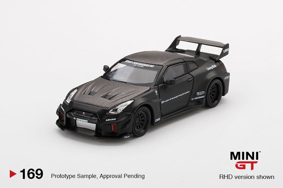 Mini GT LB-Silhouette WORKS GT NISSAN 35GT-RR Ver.1 Matte Black MGT00169 1/64 Diecast