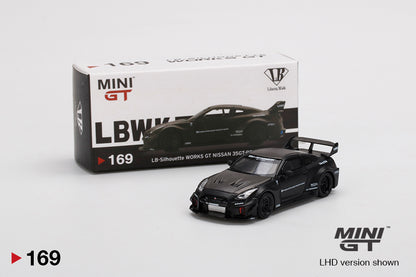 Mini GT LB-Silhouette WORKS GT NISSAN 35GT-RR Ver.1 Matte Black MGT00169 1/64 Diecast