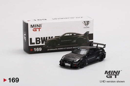 Mini GT LB-Silhouette WORKS GT NISSAN 35GT-RR Ver.1 Matte Black MGT00169 1/64 Diecast