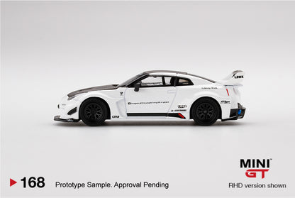 Mini GT LB-Silhouette WORKS GT NISSAN 35GT-RR Ver.1 White MGT00168 1/64 Die Cast