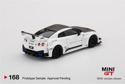 Mini GT LB-Silhouette WORKS GT NISSAN 35GT-RR Ver.1 White MGT00168 1/64 Die Cast