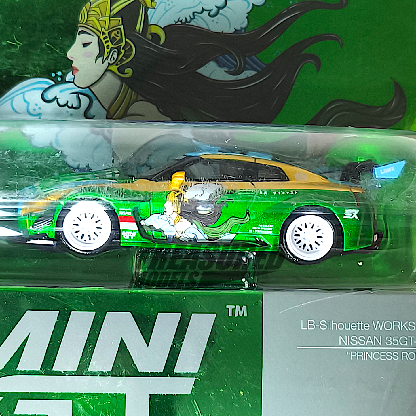 Mini GT LB-Silhouette WORKS GT Nissan 35GT-RR Ver.2 PRINCESS RORO MINI GT x MIZU Diecast MGT00650 1/64 Die Cast
