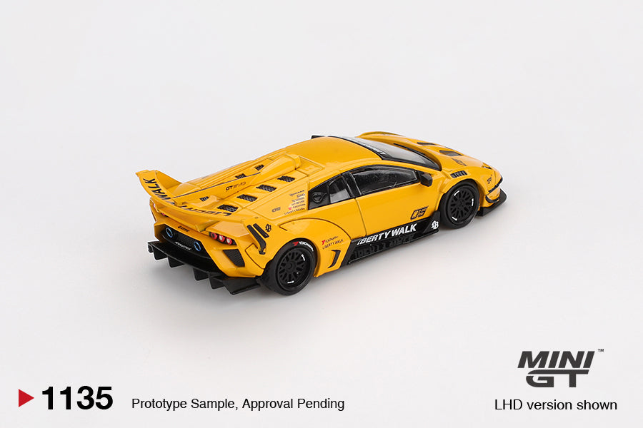 *Pre-Order* Mini GT Lamborghini LB-Silhouette WORKS MURCIELAGO GT Evo Yellow MGT01135 1/64 Diecast