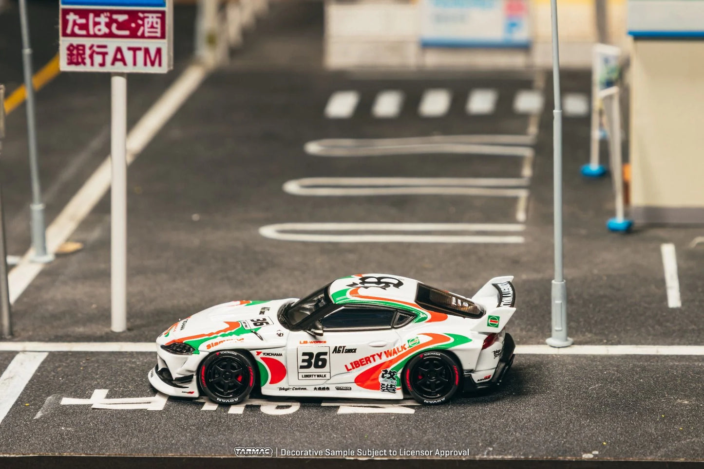 [Pre-Order] Tarmac Works LB-Supra Toyota Supra A90 T64-109-WH 1/64 Diecast