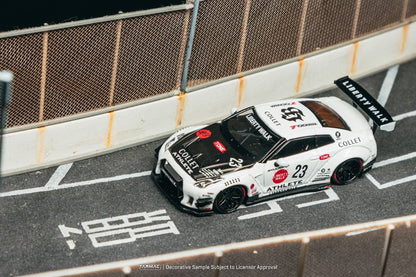 Tarmac Works LB-WORKS NISSAN GT-R R35 type 2 White Oil Can Packaging T64-090-WH 1/64 Diecast