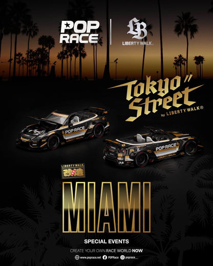 POP RACE Miami Special Event 5 Piece Set 2026 1/64 Diecast