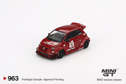 Mini GT LB-WORKS x Abas Works ABARTH 595 Red MGT00963 1/64 Die Cast