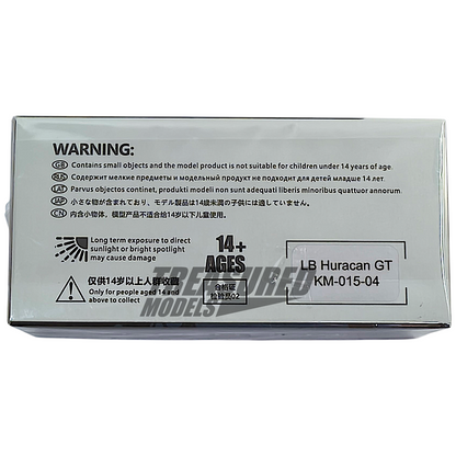 King Model LB Huracan GT Gray KM-015-04 1/64 Diecast