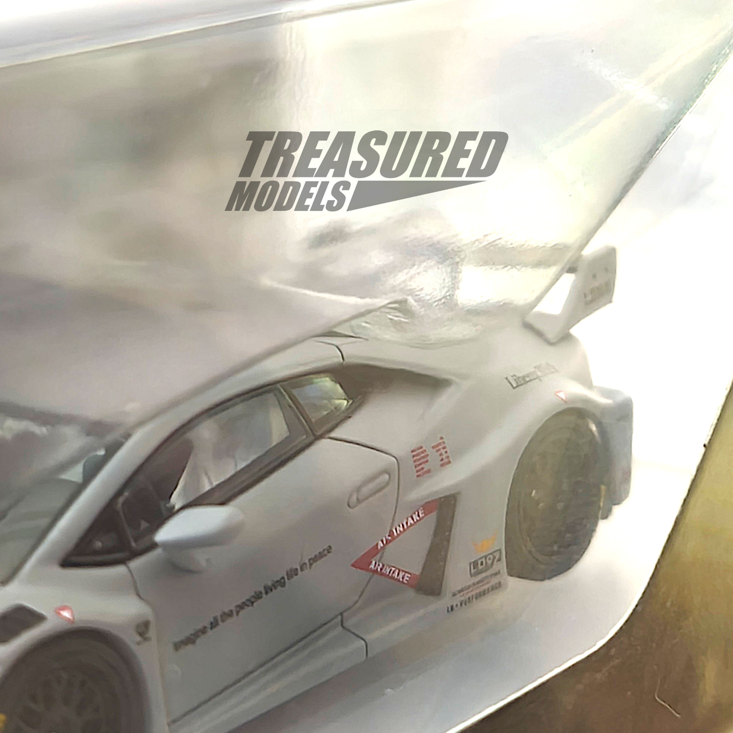 King Model LB Huracan GT Gray KM-015-04 1/64 Diecast