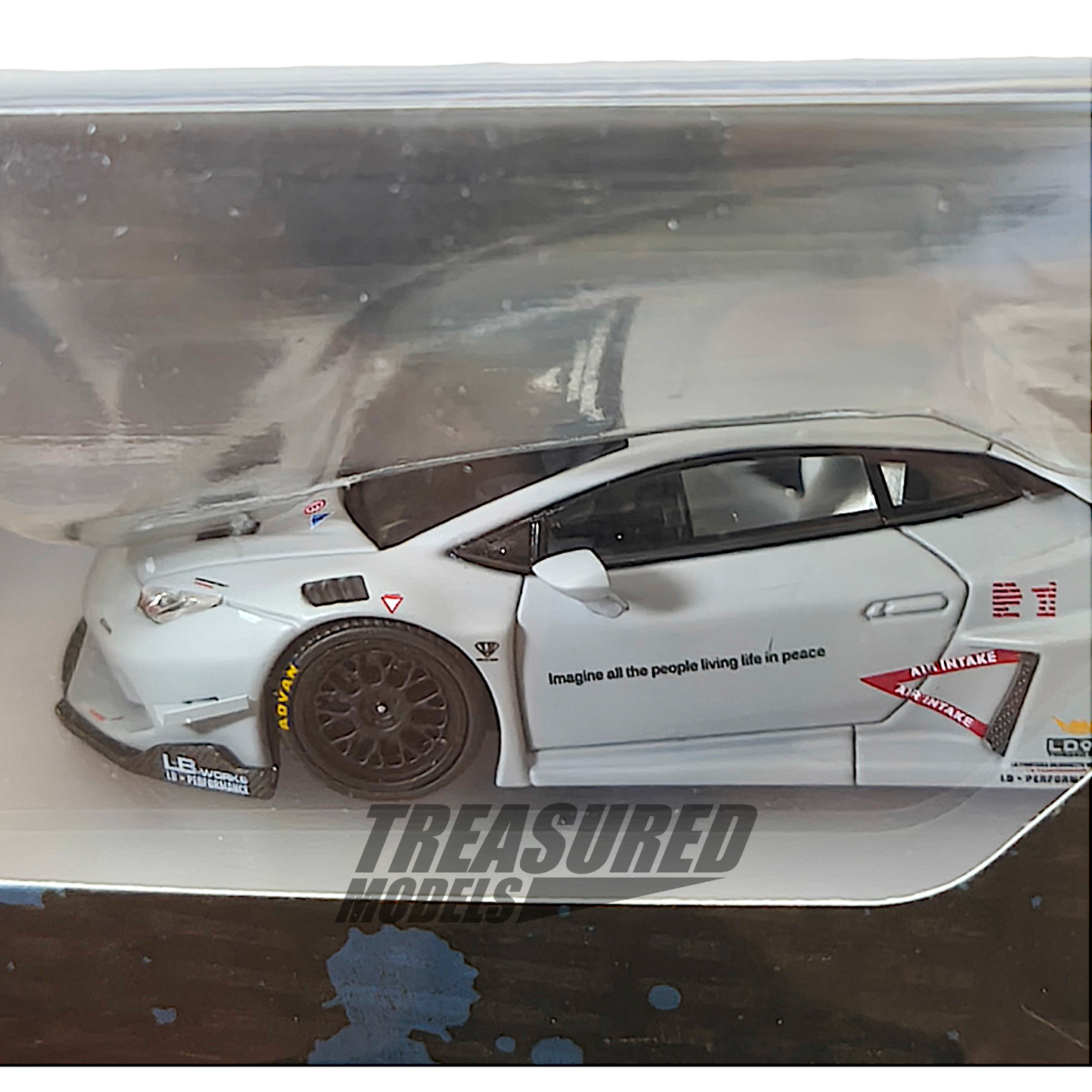 King Model LB Huracan GT Gray KM-015-04 1/64 Diecast