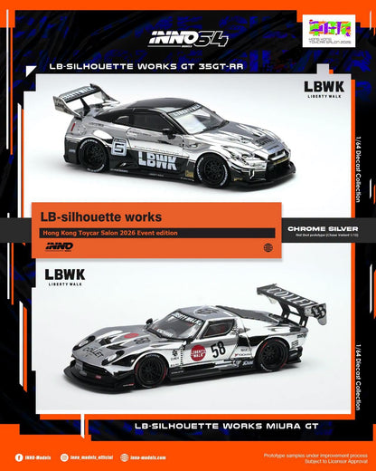 [HK ToyCar] Inno64 LB Silhouette Works Box Set Collection Hong Kong Toy Car Salon 2026 1/64 Diecast