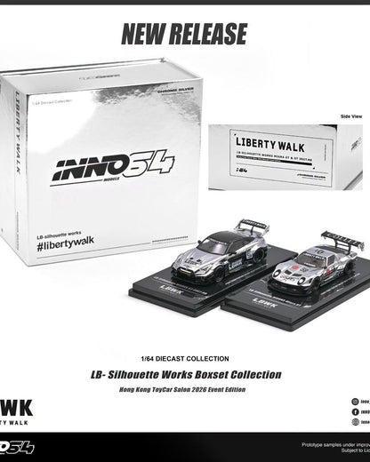 [HK ToyCar] Inno64 LB Silhouette Works Box Set Collection Hong Kong Toy Car Salon 2026 1/64 Diecast