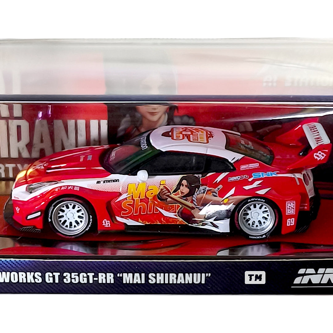 Inno64 LB Silhouette Works GT 35GT-RR Mai Shiranui KOG King of Fighter ACGHK 2026 Event Edition IN64-LBWK35-ACGHK26 1/64 Diecast