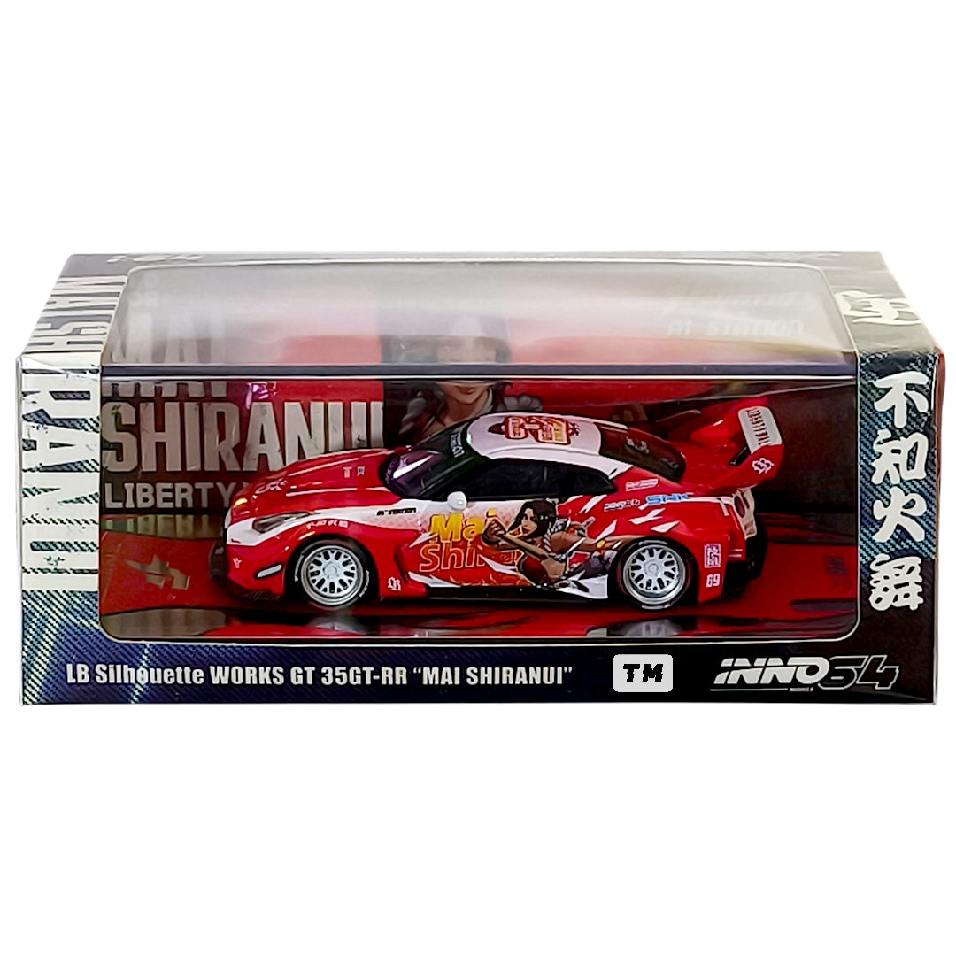 Inno64 LB Silhouette Works GT 35GT-RR Mai Shiranui KOG King of Fighter ACGHK 2026 Event Edition IN64-LBWK35-ACGHK26 1/64 Diecast