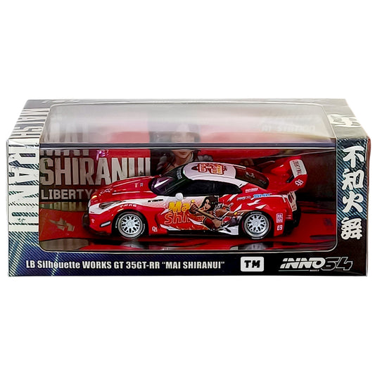 Inno64 LB Silhouette Works GT 35GT-RR Mai Shiranui KOG King of Fighter ACGHK 2026 Event Edition IN64-LBWK35-ACGHK26 1/64 Diecast