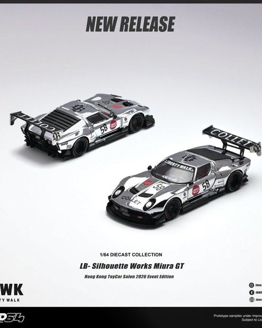 Inno64 LB Silhouette Works Miura GT Hong Kong Toy Car Salon 2026 1/64 Diecast