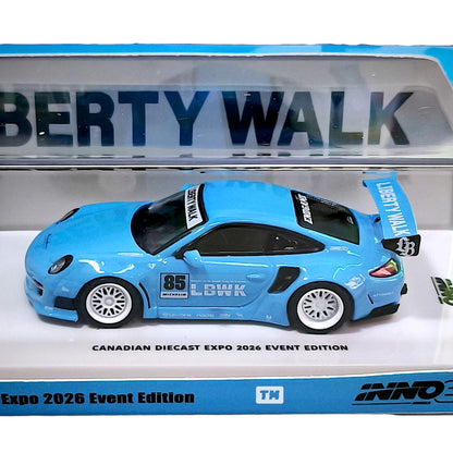 INNO64 LBWK 997 Light Blue CDX 2026 Event Edition IN64-LBWK997-CDE26 1/64 Diecast