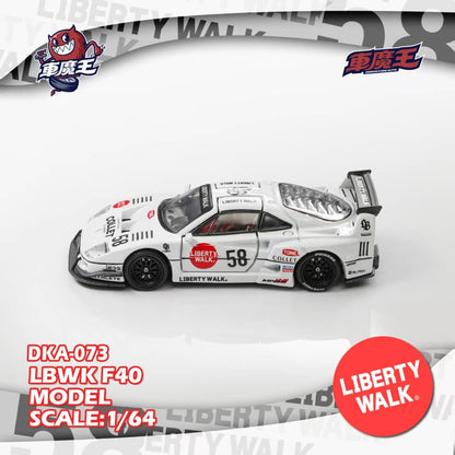 [Pre-Order] Demon King Auto LBWK F40 DKA-073 1/64 Diecast
